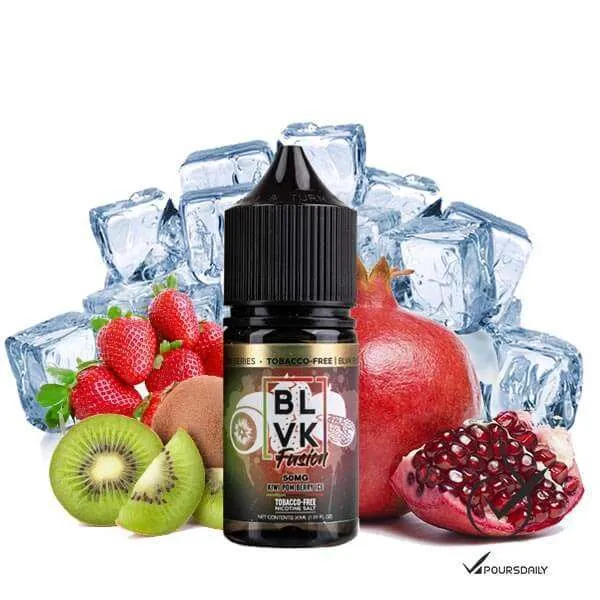 35mg KIWI POM BERRY ICE - BLVK FUSION SALTS - 30ML - VapeMantra - Since  2016 Most Trusted Vape Shop In India